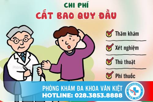 Chi phí cắt bao quy đầu - cập nhật bảng giá mới nhất