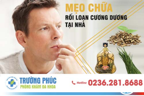 Có nên tự điều trị rối loạn cương dương tại nhà