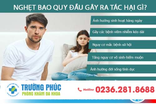 Thắt nghẹt bao quy đầu sẽ rất nguy hiểm nếu nam giới không được hỗ trợ điều trị sớm